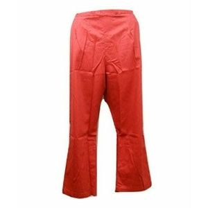 New Haband Petite Plus Size Red Stretch Pants